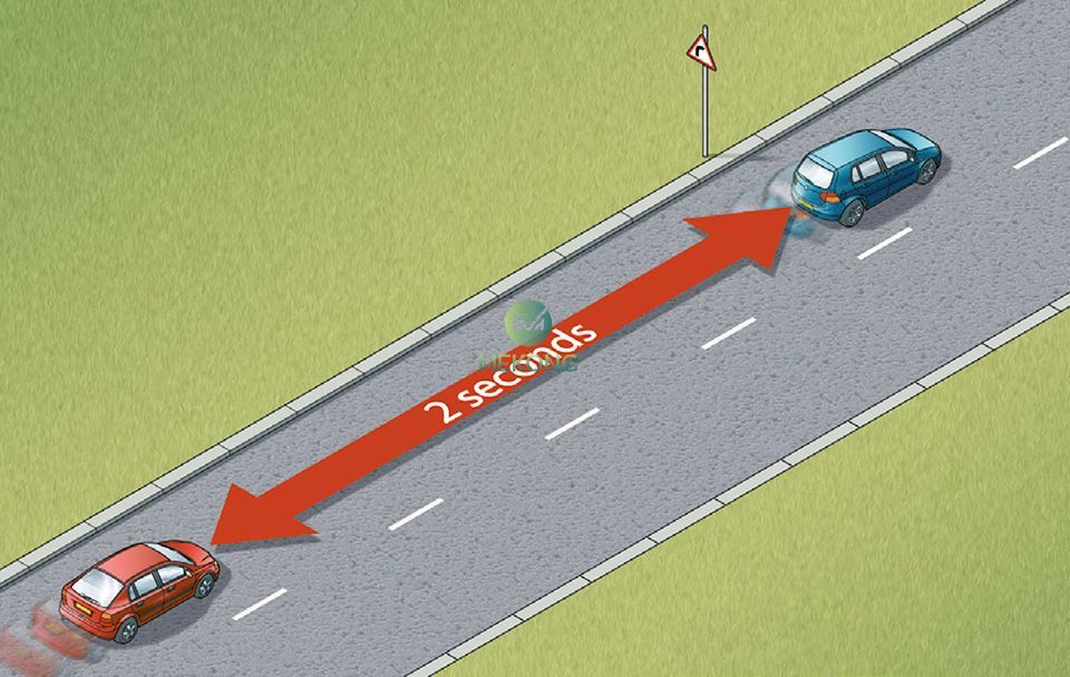 Quy định về khoảng cách lái an toàn và kỹ thuật căn khoảng cách lái xe