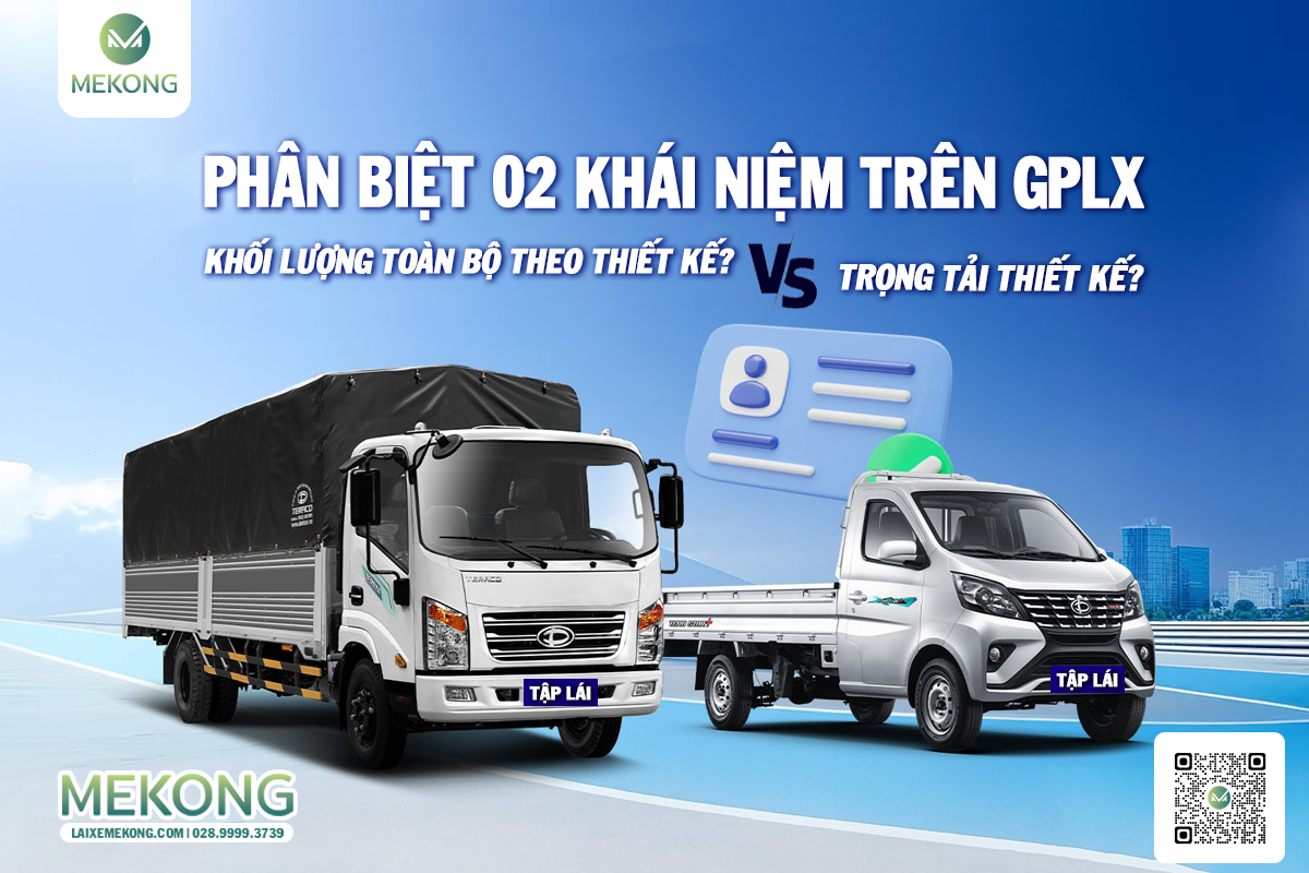 PHAN BIET TRONG TAI KHOI LUONG TOAN BO THEO THIET KE TREN GIAY PHEP LAI XE