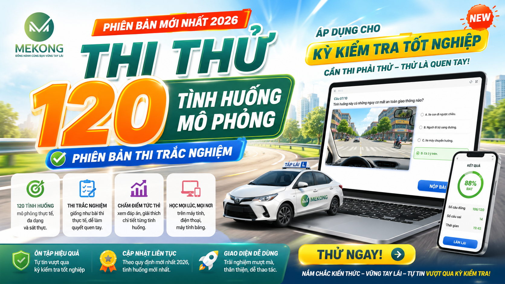 🚦THI THỬ 120 TÌNH HUỐNG MÔ PHỎNG 2026 – TRẮC NGHIỆM ONLINE🔥 1 5f6ac76d 4249 473c 95fa 9c8d5f4892e1
